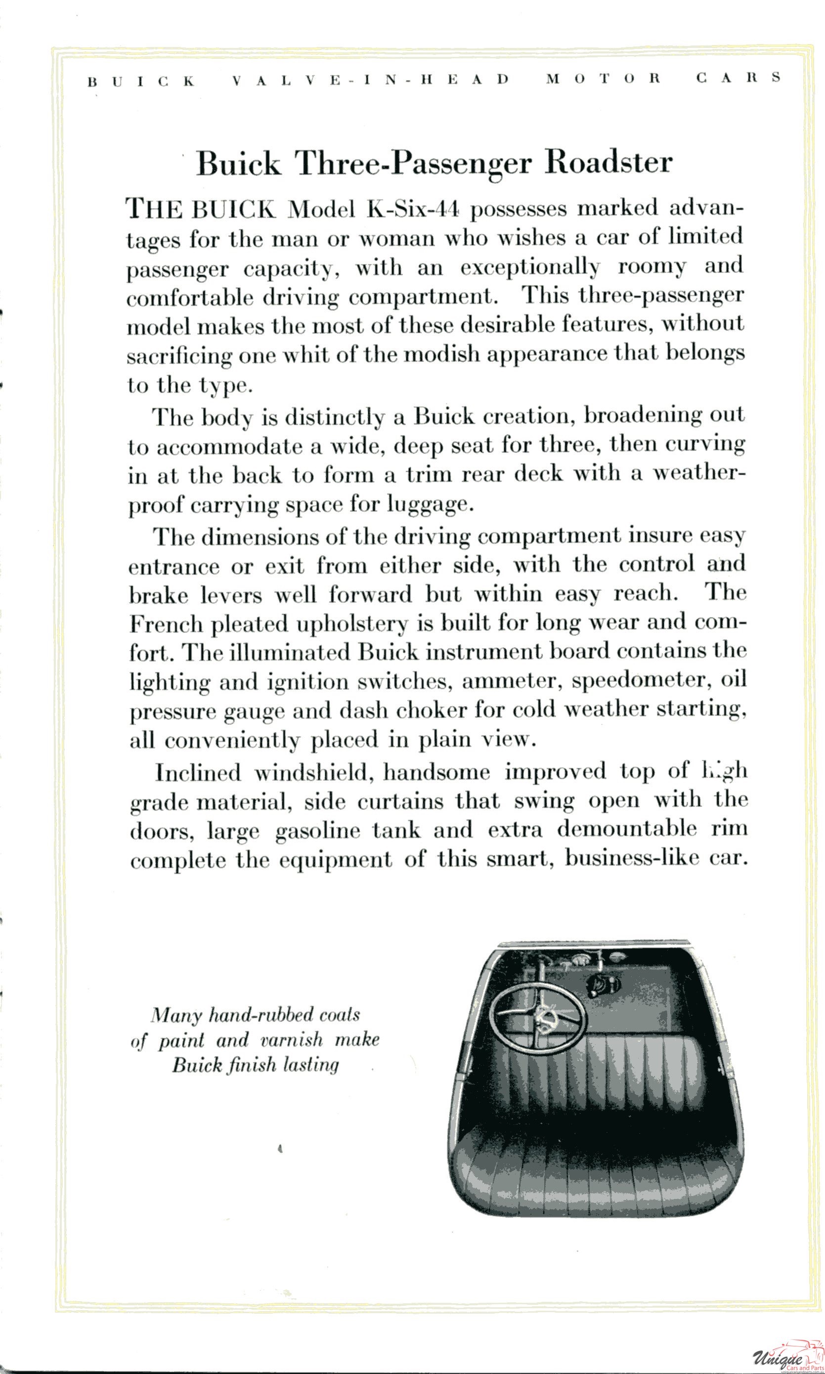 1920 Buick Prestige Brochure Page 23